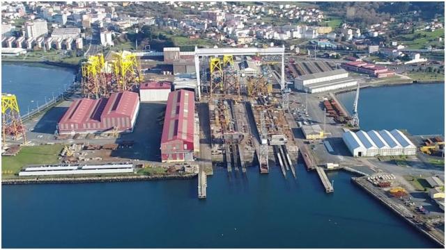 Imagen de archivo del astillero de Fene