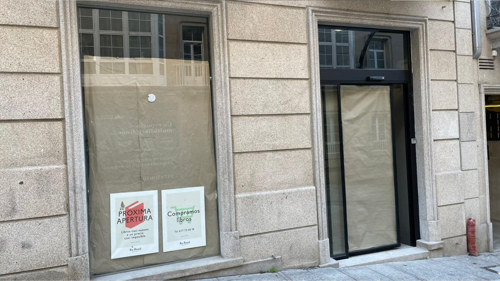 El local de Eduardo Iglesias donde abrirá la franquicia Re-Read.