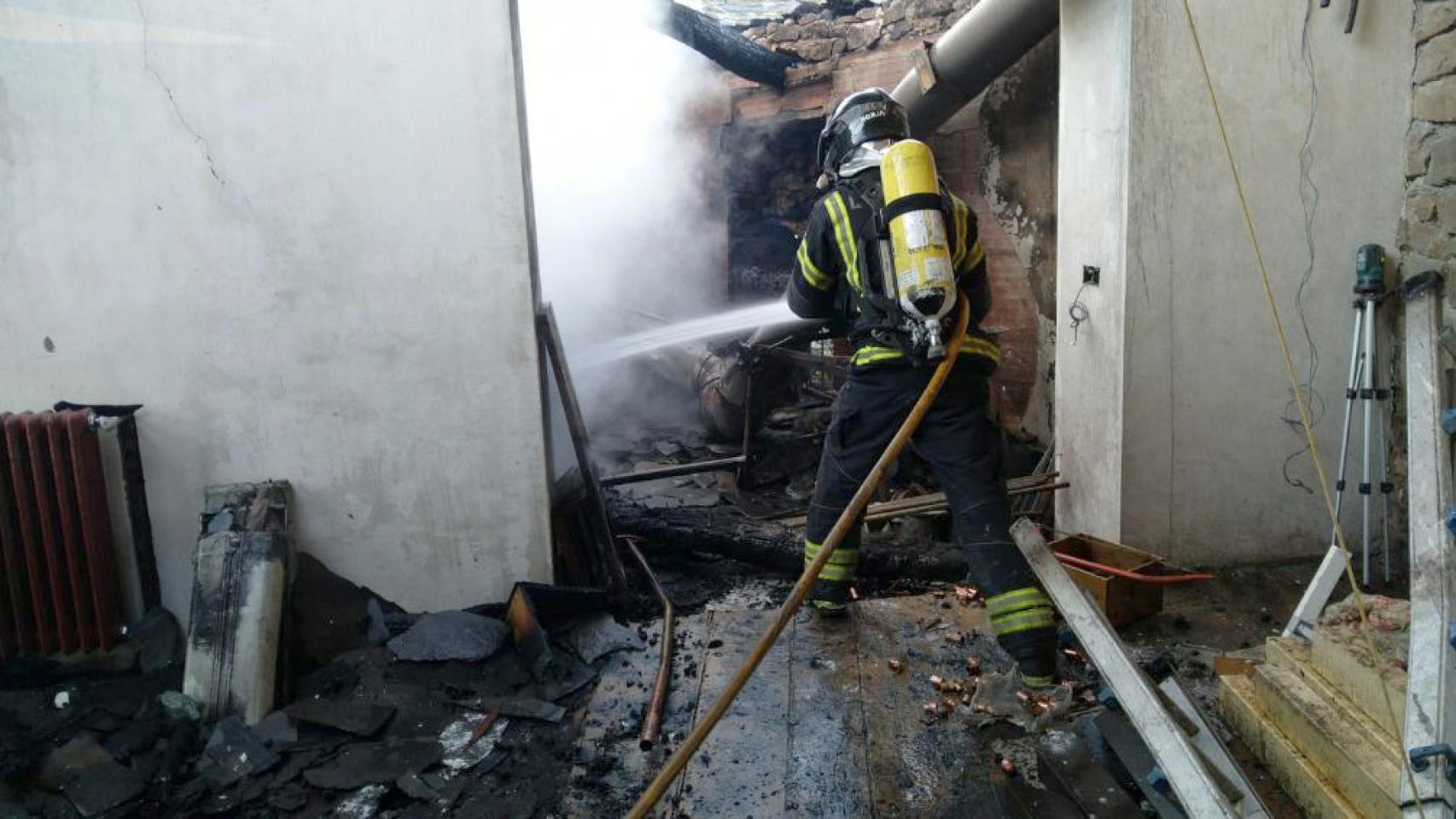 Incendio en una vivienda de Tombrío