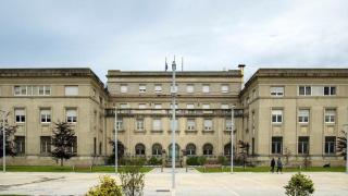 Edificio de la Autoridad Portuaria de A Coruña, en la Avenida de la Marina