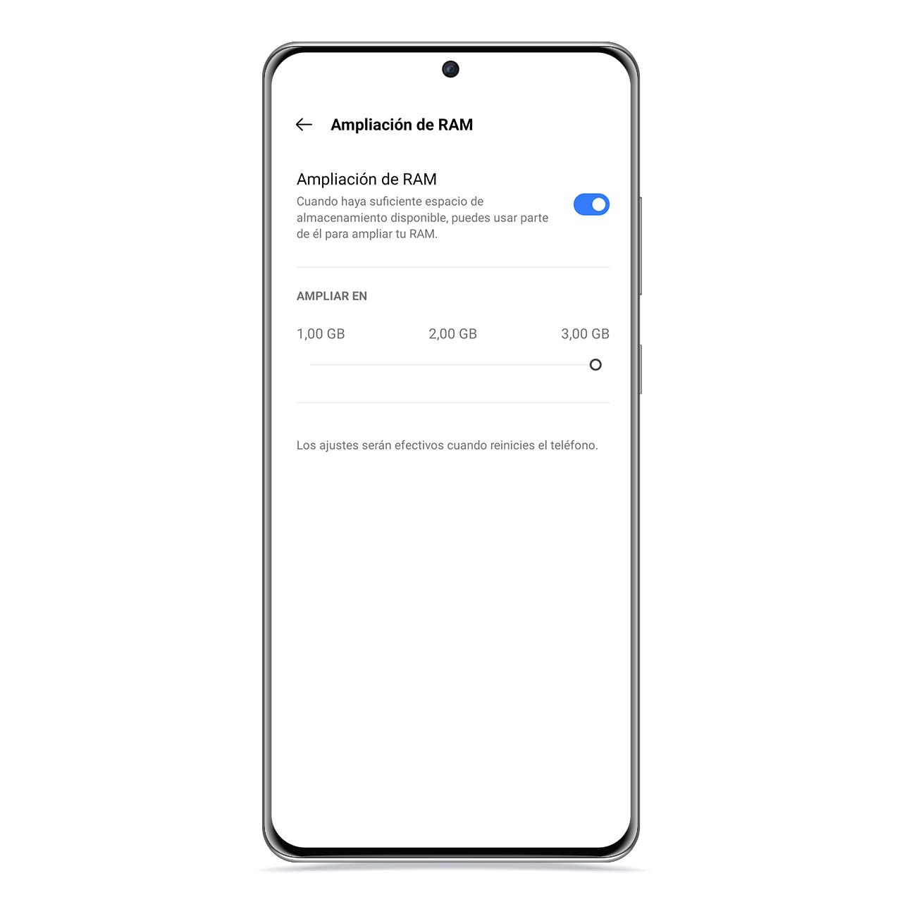 RAM Virtual en realme
