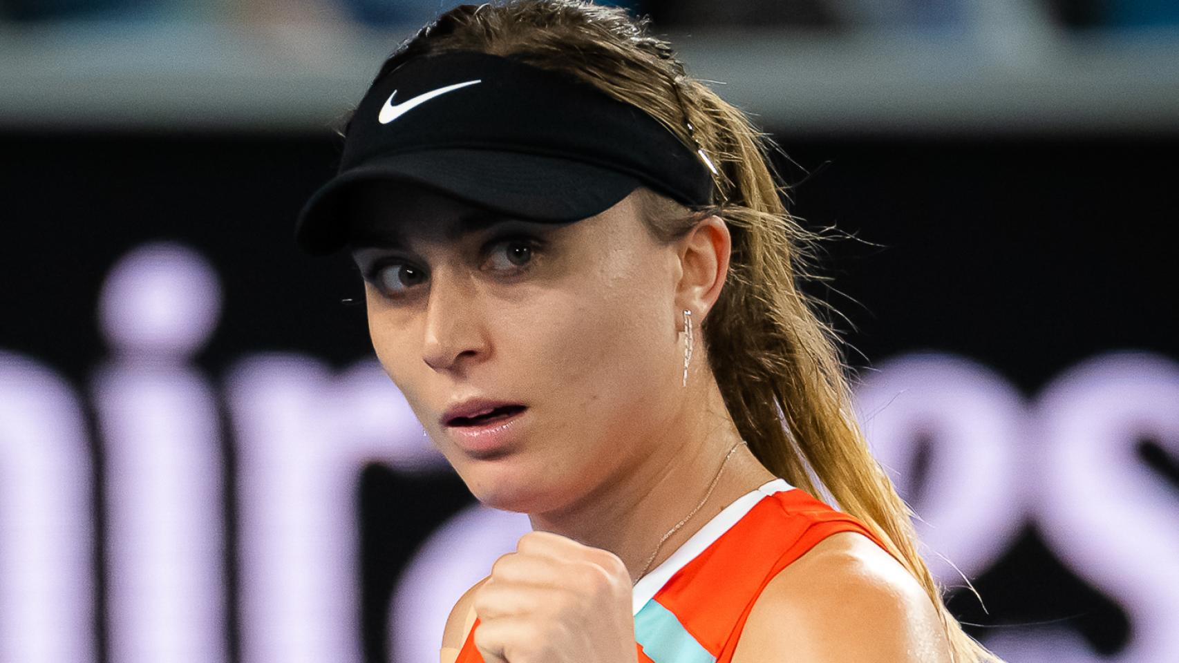Paula Badosa, en el Open de Australia 2022