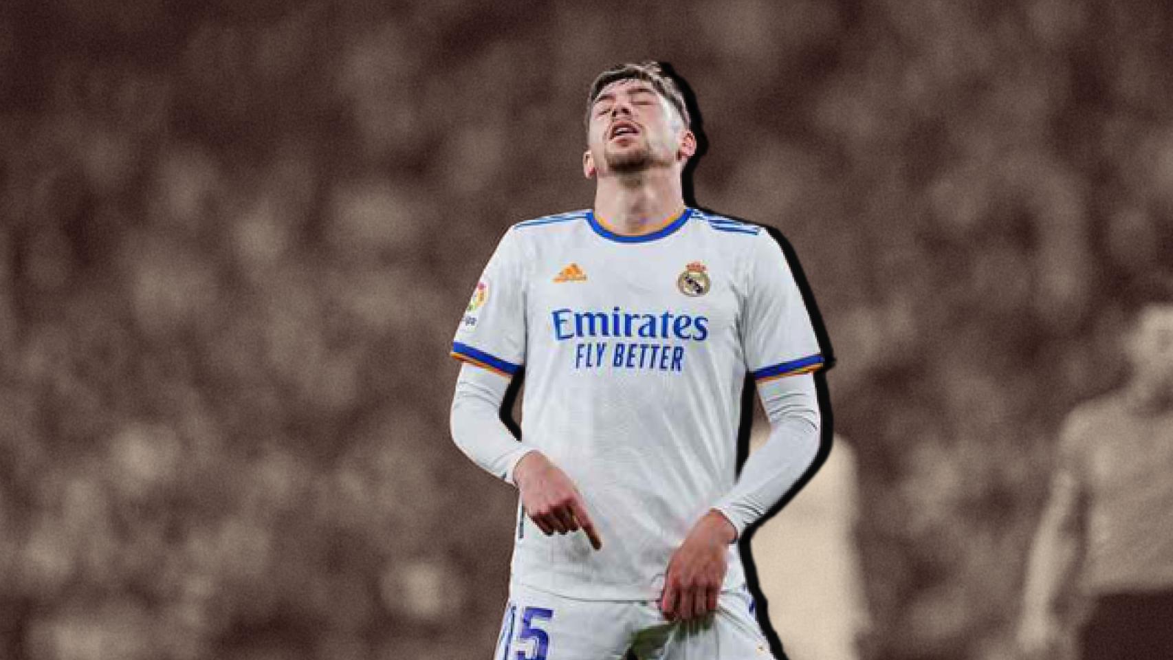 Fede Valverde, en un fotomontaje.