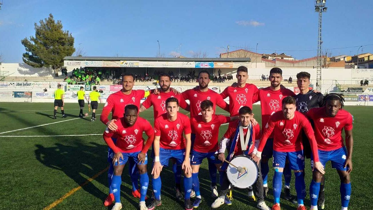 Once inicial del Don Octavio CP Villarrobledo en Quintanar del Rey con Bayo y Yalike.