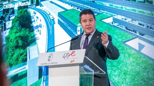 Emiliano García-Page este lunes en Albacete. Foto: JCCM.