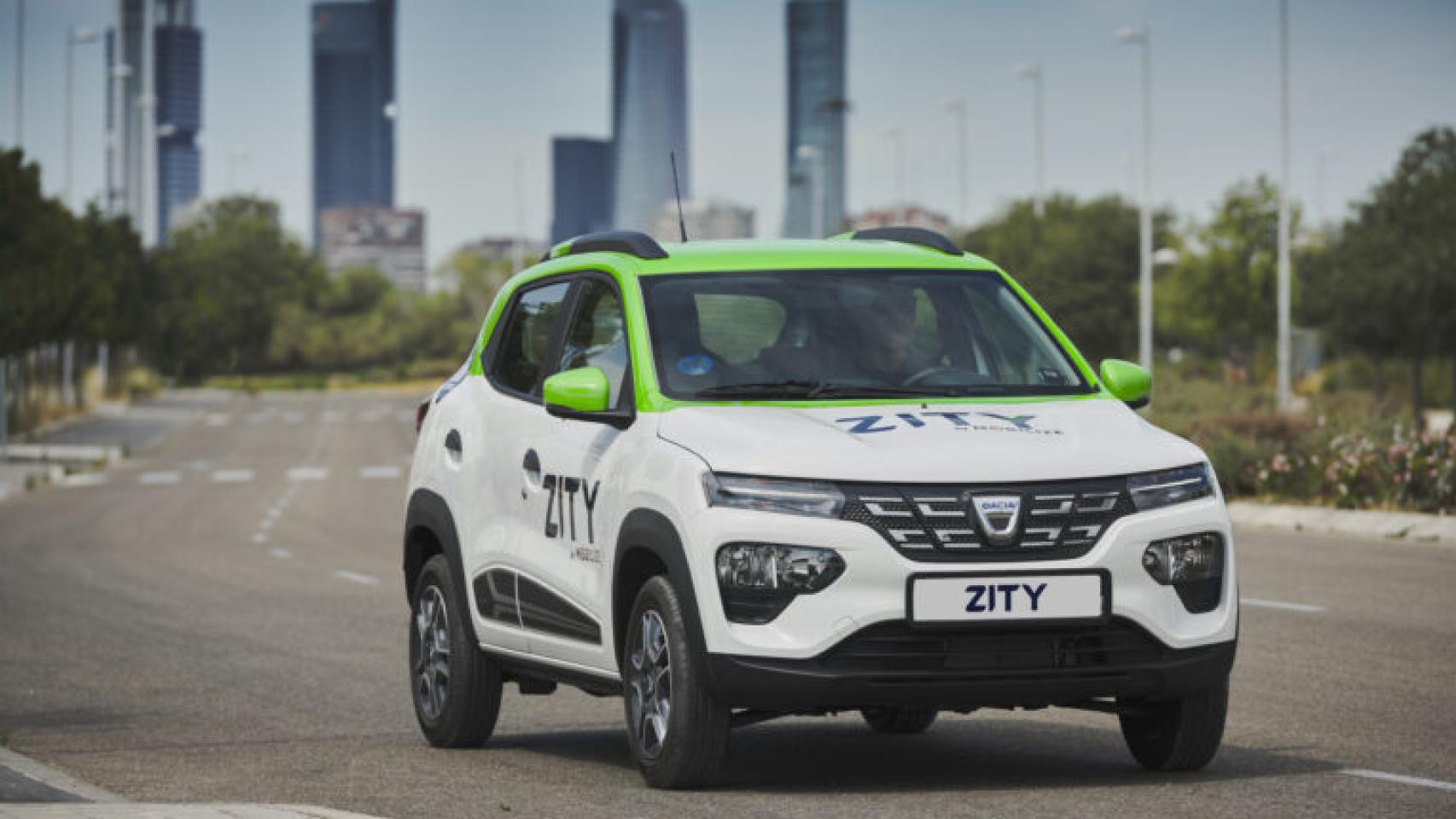 Un vehículo de Zity en Madrid.