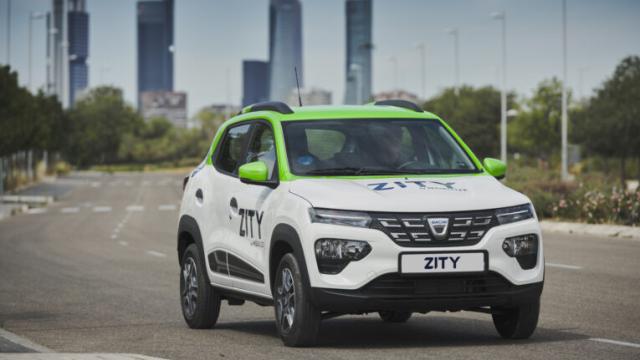 Un vehículo de Zity en Madrid.