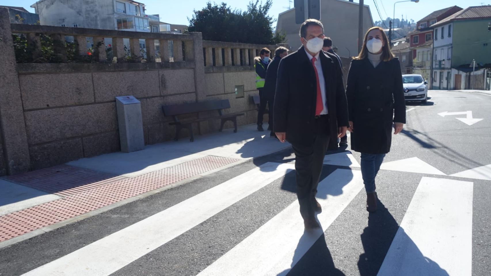 Inauguración de la rúa Penís de Abaixo en Vigo.