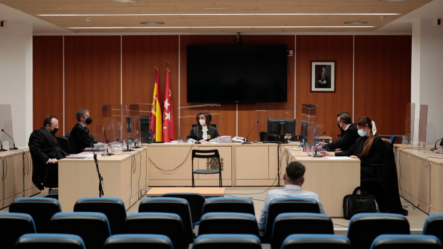 José María López en el juzgado nº 8 de lo Penal de Madrid.