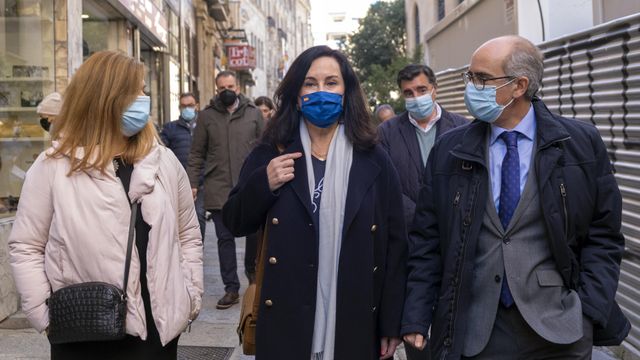 David Arranz. / ICAL . La diputada nacional y secretaria nacional de Estudios y Programas del Partido Popular, Edurne Uriarte, visita Salamanca