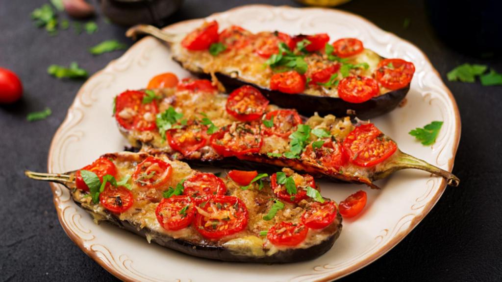 Receta de berenjenas rellenas (sabor pizza)