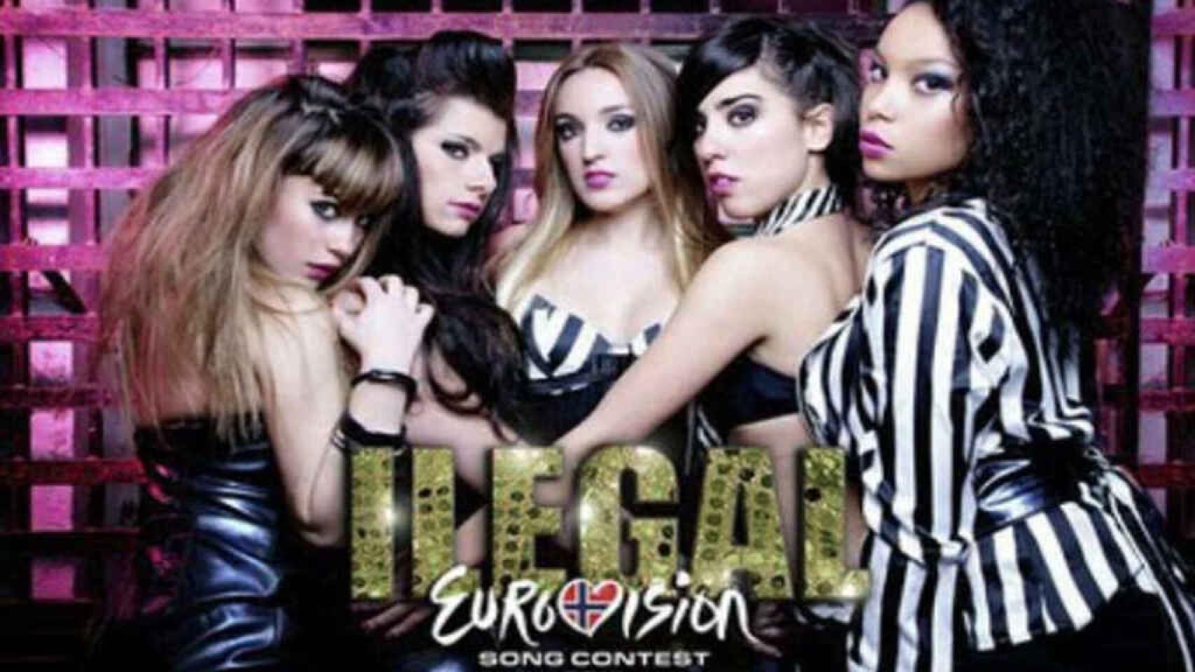 Marta Riesco con el grupo 'I-Legal'.