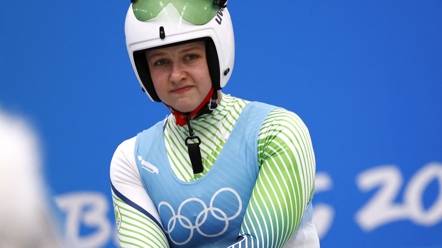 Elsa Desmond, representando a Irlanda en los Juegos Olímpicos de Invierno de Pekín 2022