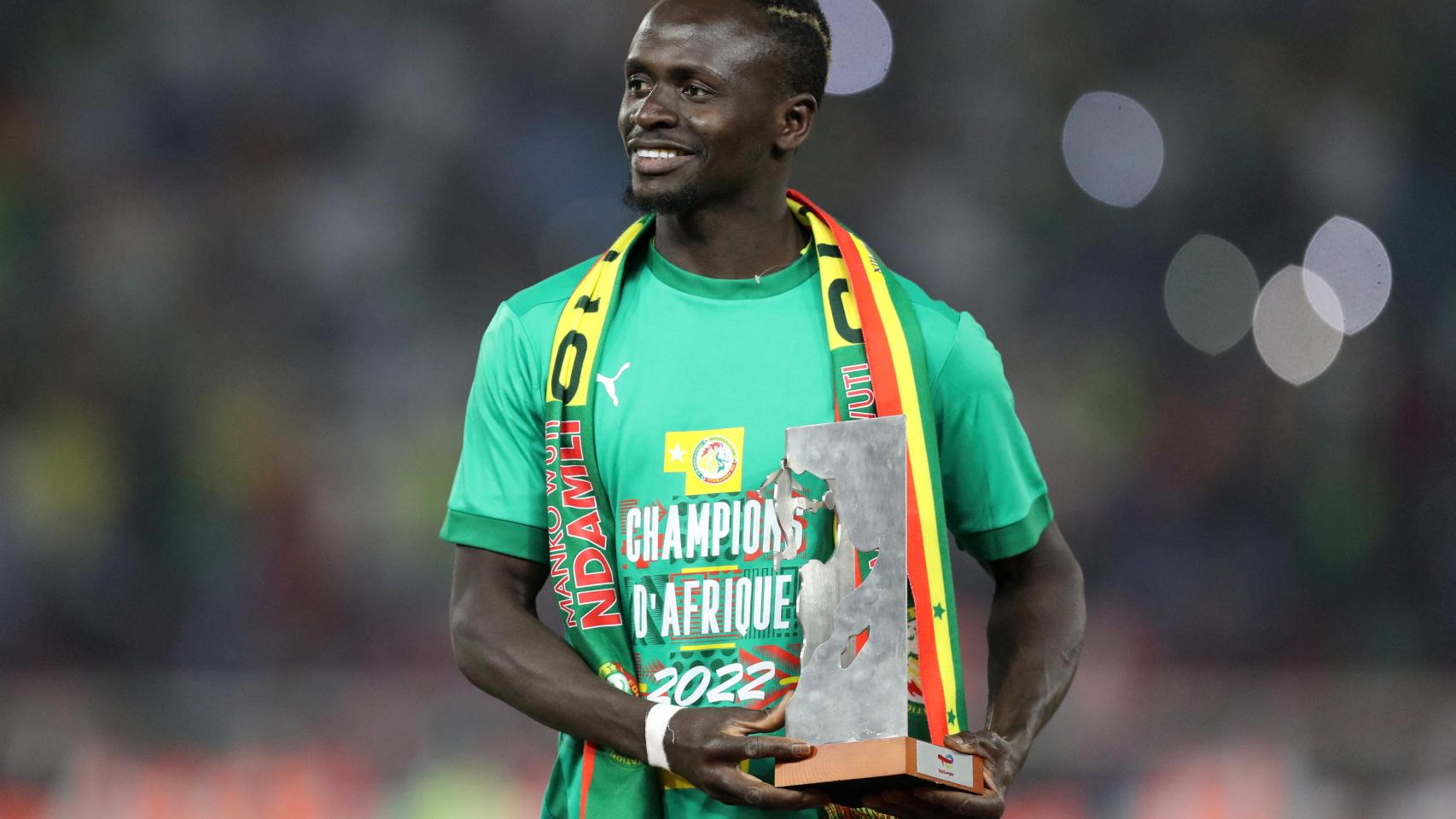 Sadio Mané, tras ganar la Copa África con Senegal