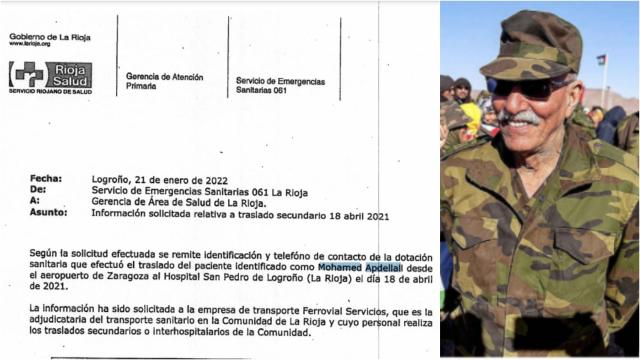 Correo electrónico del Servicio Riojano de Salud confirmando esa segunda identidad falsa.