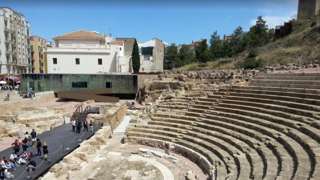 El Teatro Romano de Málaga .