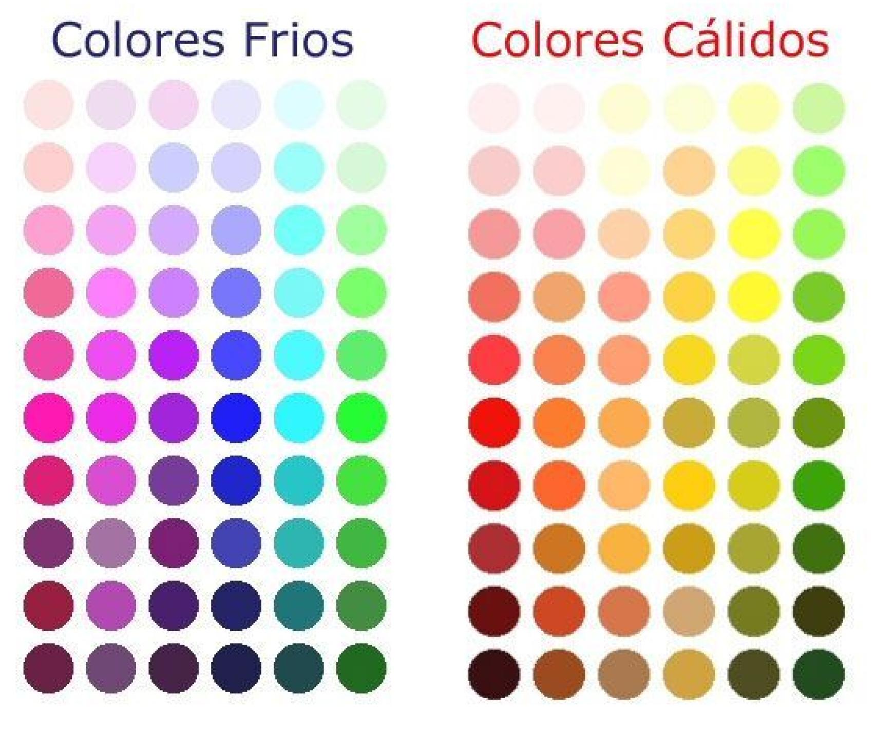 Paletas de color.