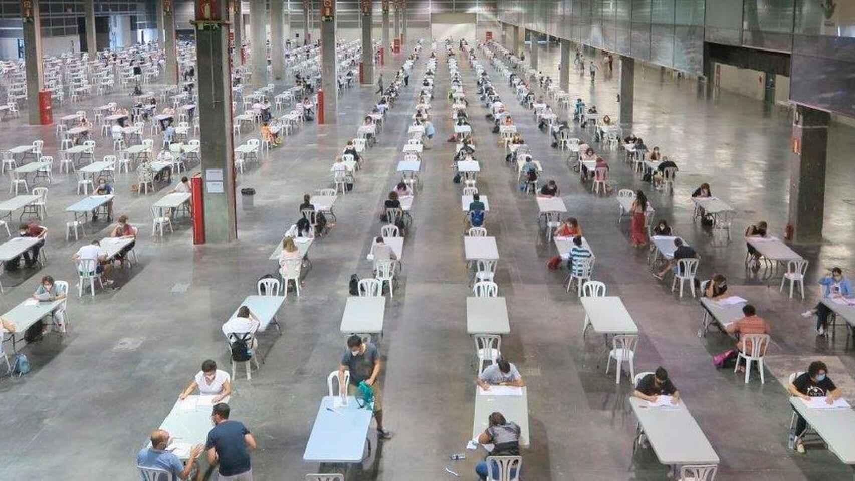 Imagen de unas oposiciones, en imagen de archivo.