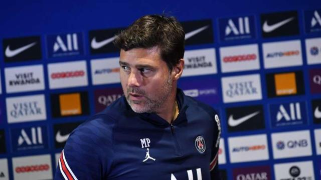 Mauricio Pochettino, en rueda de prensa.
