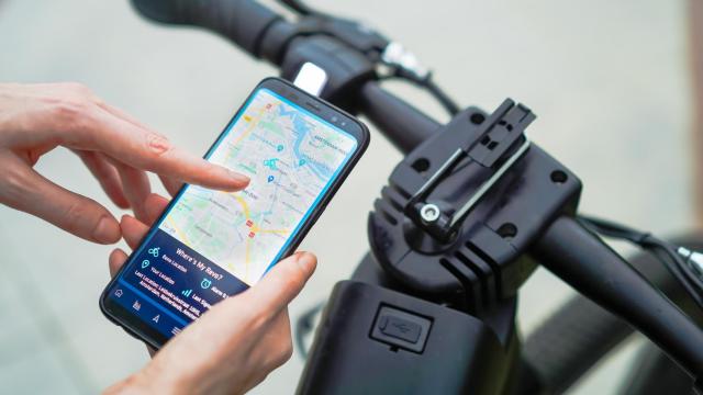 Una bicicleta eléctrica.