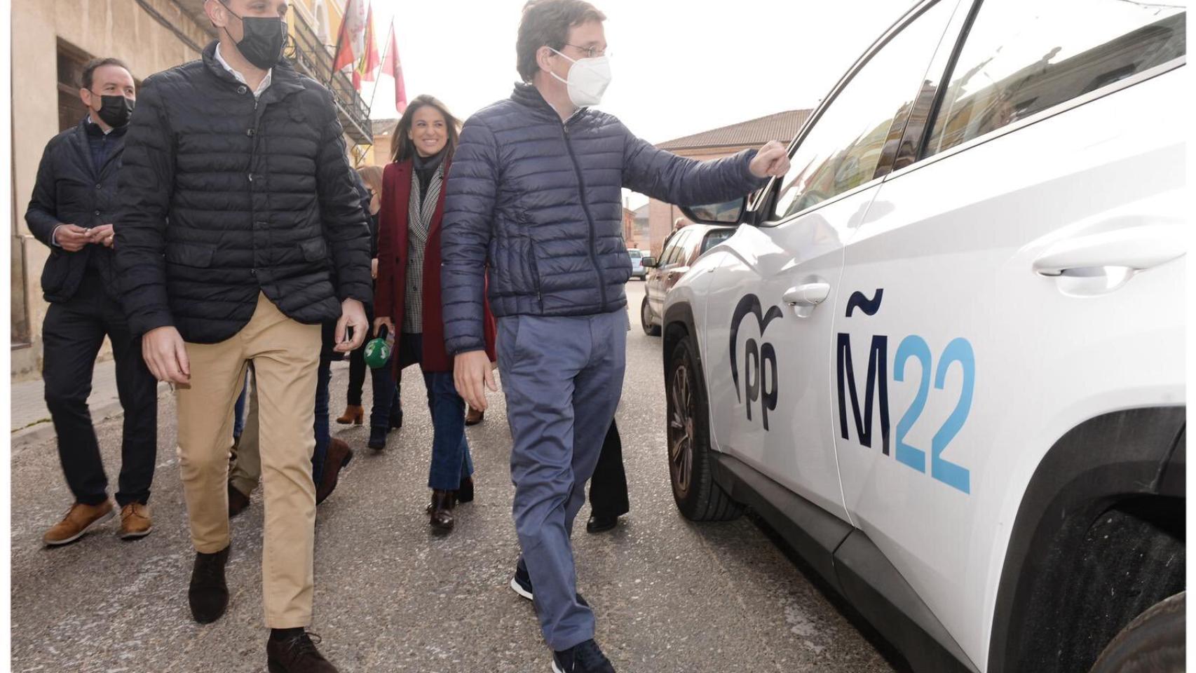 Almeida durante su visita a Valladolid el pasado viernes