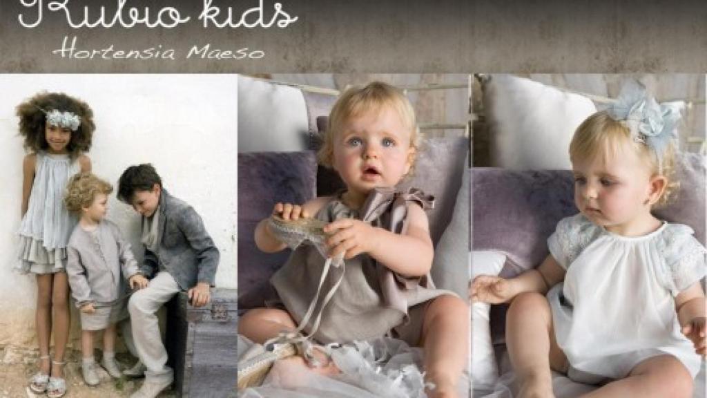 Imagen del catálogo de Rubio Kids by Hortensia Maeso.