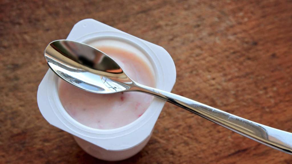 Un yogur de sabores.