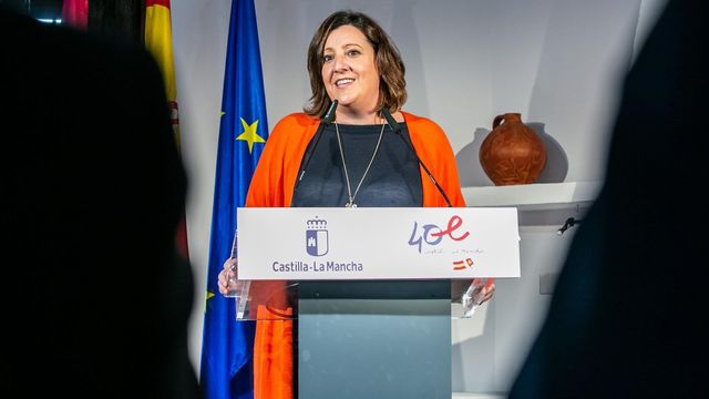 Patricia Franco, consejera de Economía, Empresas y Empleo. Foto: JCCM