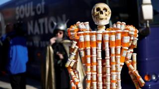 Manifestaciones contra los opioides en EEUU.