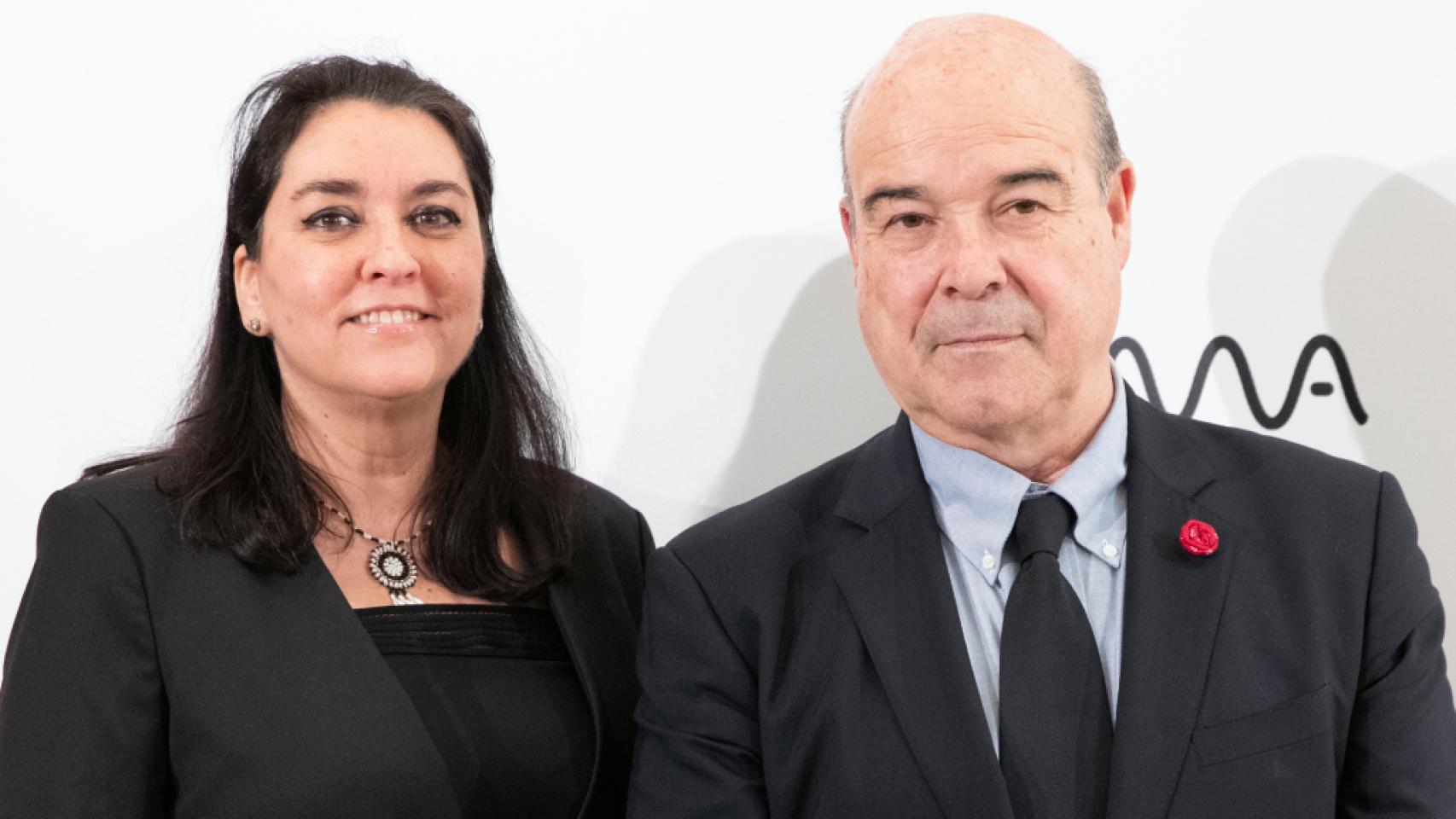 Antonio Resines junto a su mujer, Ana Pérez-Lorente.