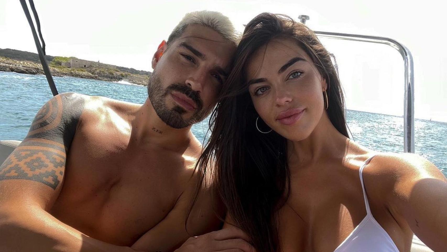 Violeta Mangriñán y Fabio Colloricchio en una imagen compartida en Instagram.