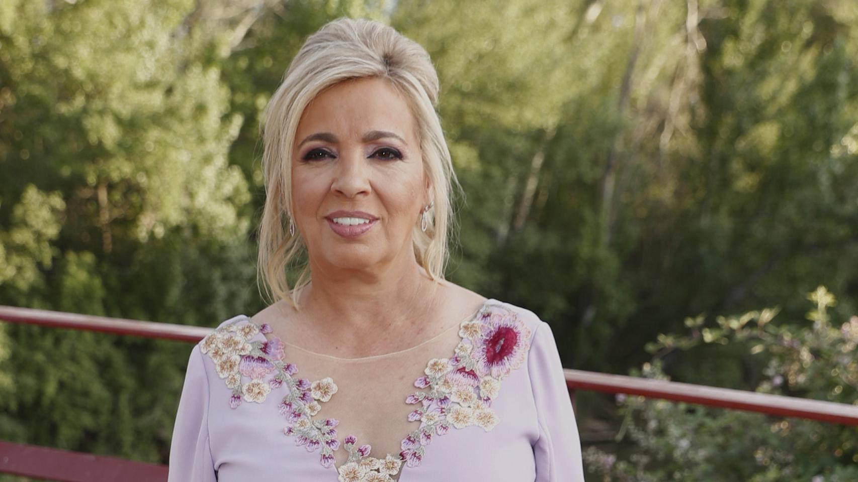 Carmen Borrego en una imagen tomada en junio de 2019, el día de la boda de Belén Esteban.