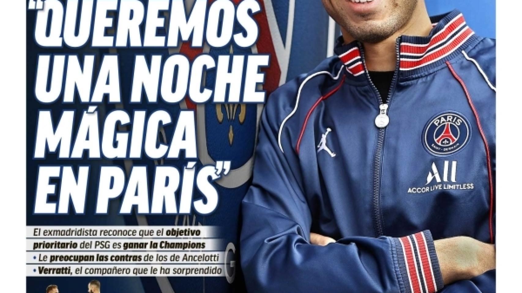 La portada del diario MARCA (14/02/2022)