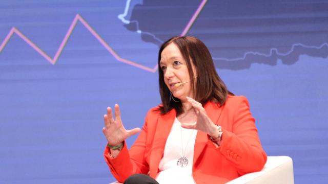 Rosa Melchor, alcaldesa de Alcázar de San Juan,  en el Foro Económico Español 'Castilla-La Mancha: logros y desafíos'.