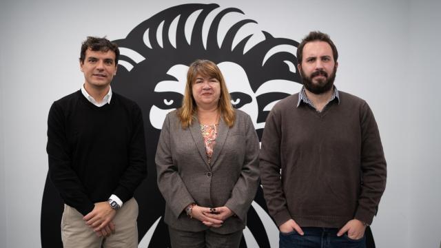Javier González Domínguez, Chief Innovation Officer en EVO, Luisa Casañer, Head of Data Strategy en Ibermática, y Alberto Iglesias Fraga, subdirector de D+I.