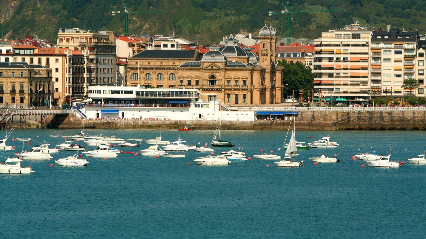 Vista de San Sebastián.
