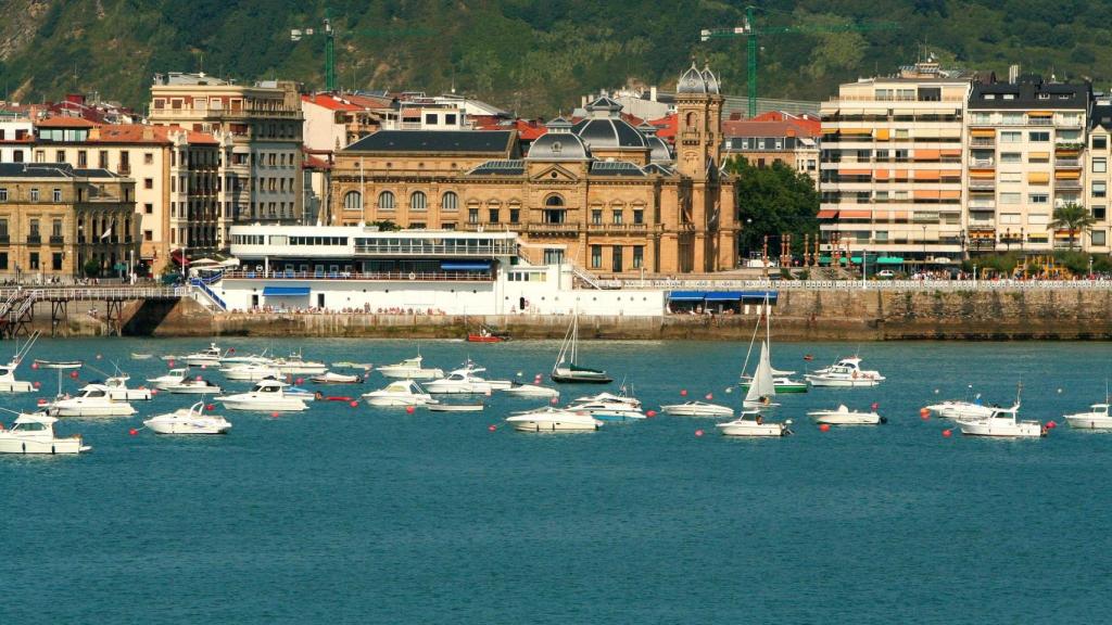 Vista de San Sebastián.