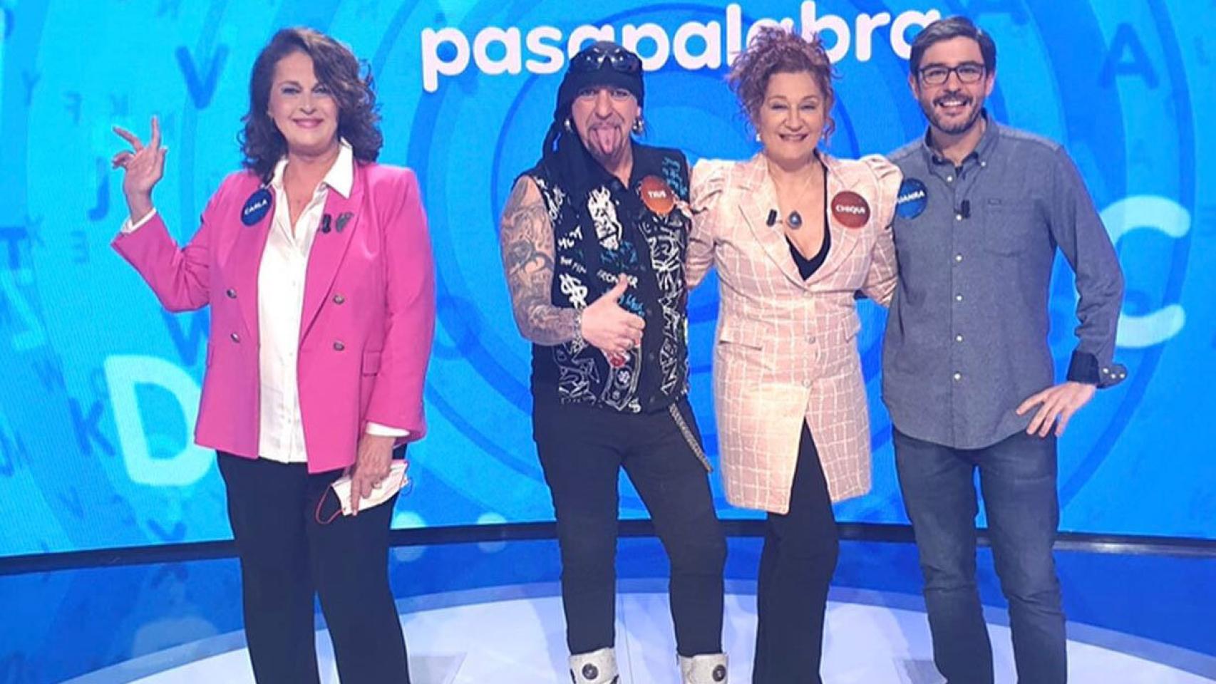 'Pasapalabra': Quiénes son los invitados de hoy Carla Antonelli, Txus di Fellatio, Chiqui Fernández y Juanra Bonet