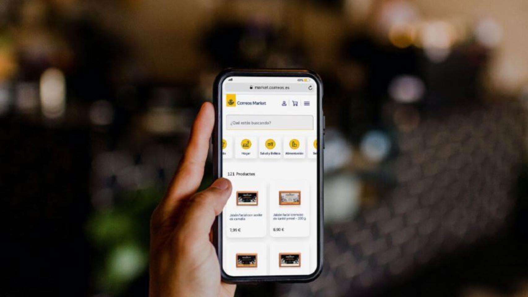 Correos Market está también disponible en el móvil a través de su App