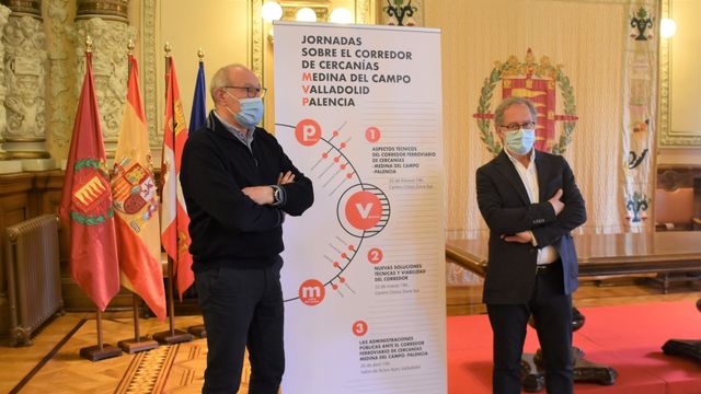 Manuel Saravia y Carlos López-Inclán en la presentación de la jornadas