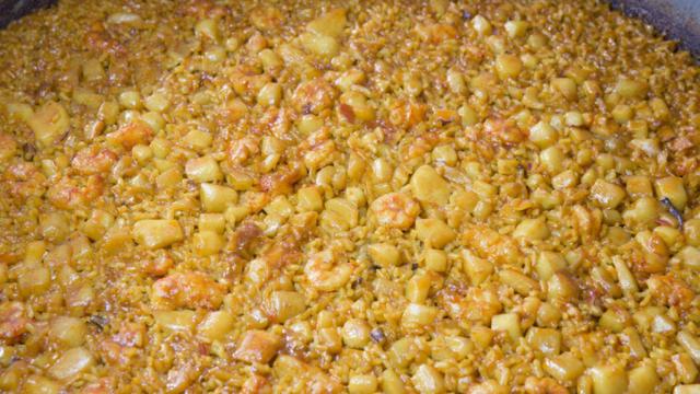 Receta de arroz al senyoret.