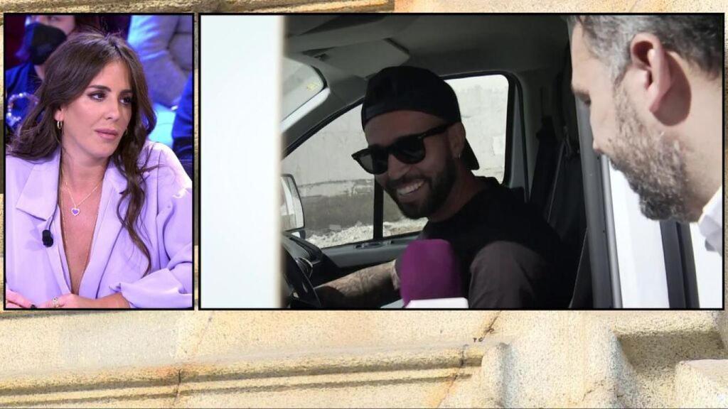 Anabel se emocionó al ver a su todavía marido hablando para el programa.