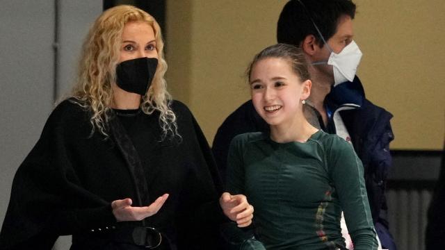 Eteri Tutberidze y Kamila Valieva