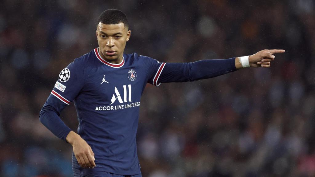 Kylian Mbappé, durante el partido frente al Real Madrid