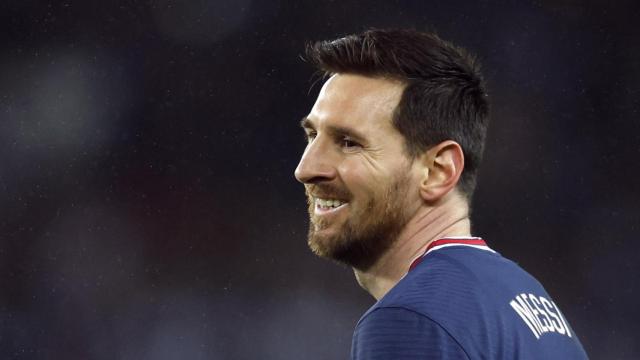 Leo Messi, durante el partido frente al Real Madrid