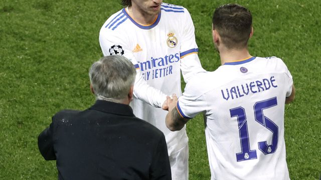 Fede Valverde sustituye a Luka Modric