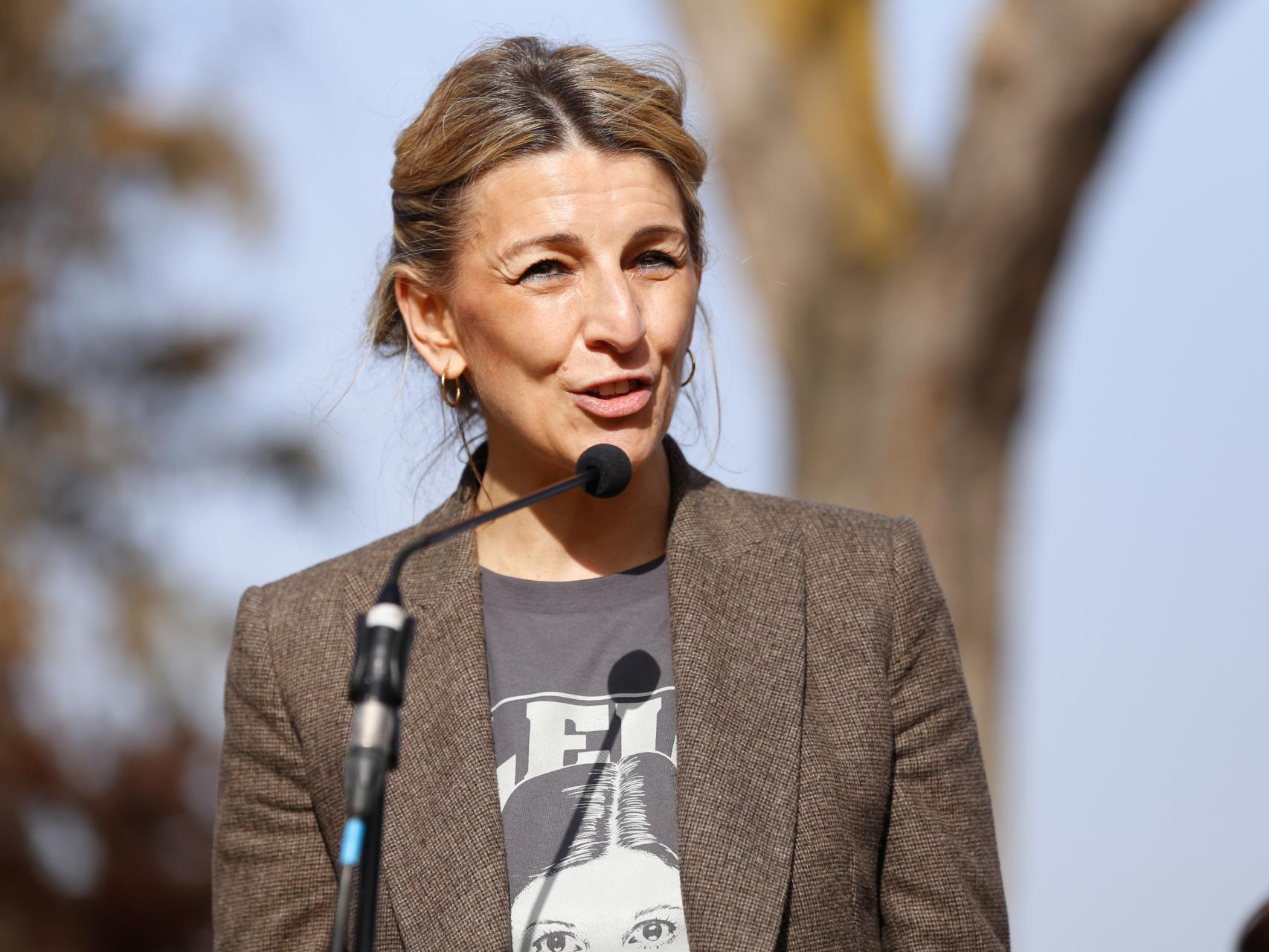 La vicepresidenta segunda del Gobierno y ministra de Trabajo, Yolanda Díaz.