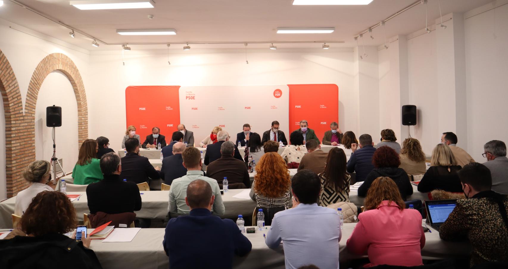 Comisión Ejecutiva Regional del PSOE de Castilla-La Mancha. Foto: PSOE CLM