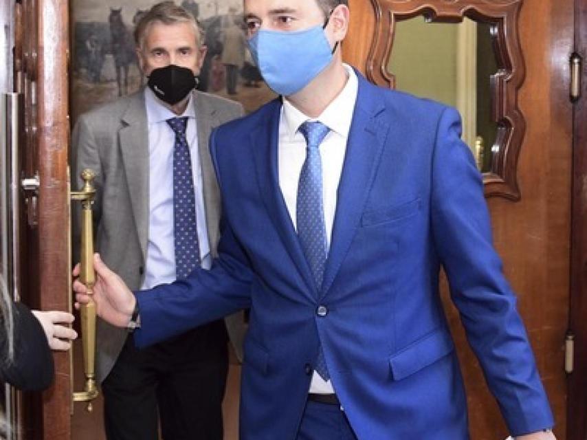 Daniel de la Rosa en el Ayuntamiento de Burgos