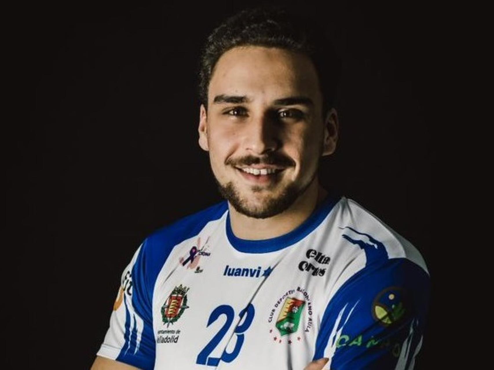 El jugador  de balonmano Javier Zalama./ CD Balonmano Aula